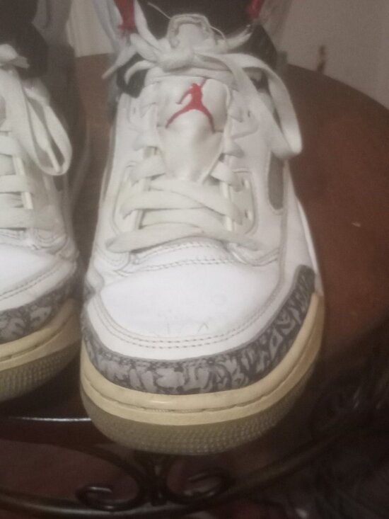 Nike Air Jordan Mens Spizike Retro White Cement 315371-122 - Sz 8.5 main image 7